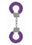 Ouch Beginners Handcuffs Furry Purple