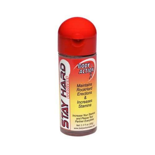 Body Action Stay Hard Lubricant 2.3oz