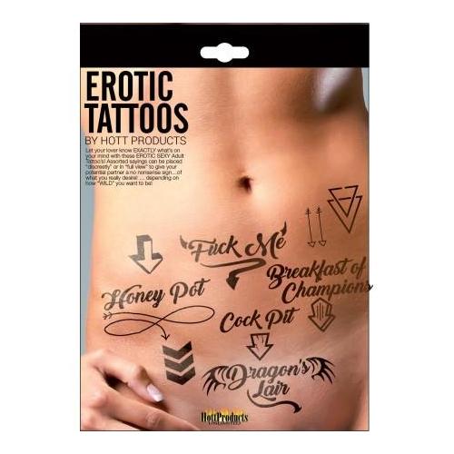 Erotic Tattoos Assorted Pack