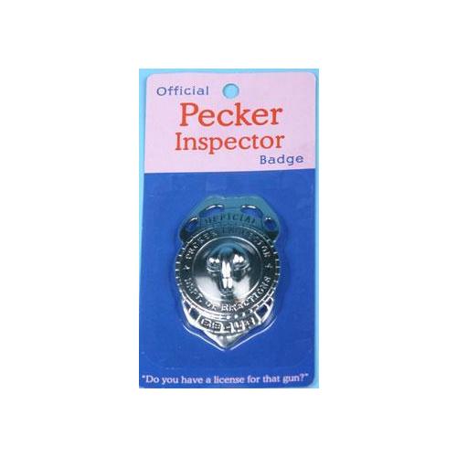 Pecker Inspector Badge