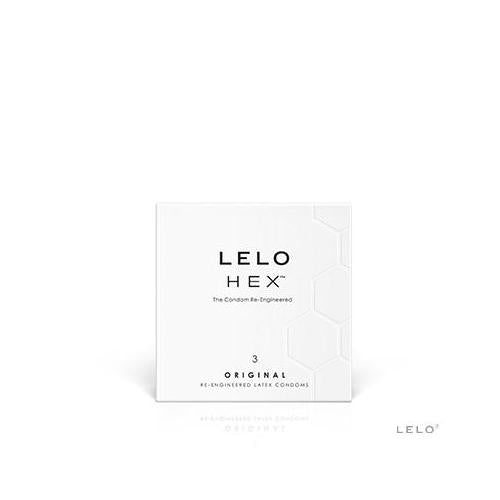 Lelo Hex Original Latex Condom 3 Pack