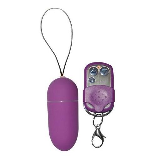 Power Bullet Vibrator With Remote Control Purple