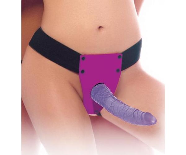 Fetish Fantasy Sensual Comfort Strap On Dildo Purple