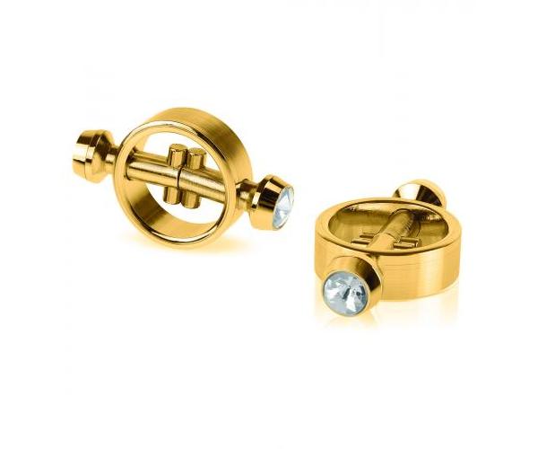 Gold Magnetic Nipple Clamps Set