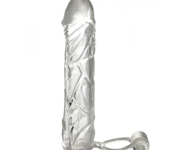 Vibrating Super Sleeve Clear