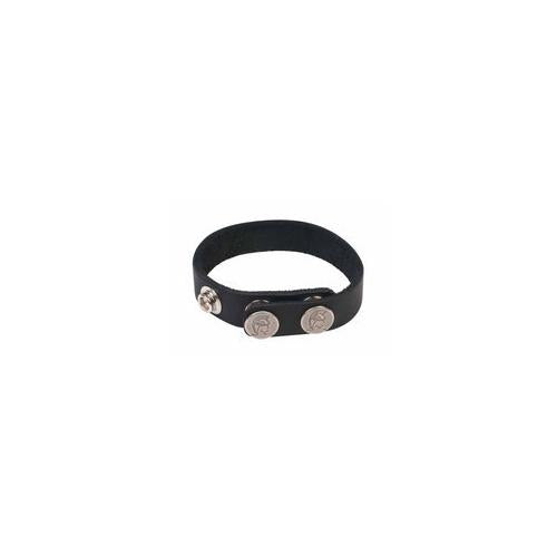 Spartacus Leather Cock Ring Nickel Free Snaps